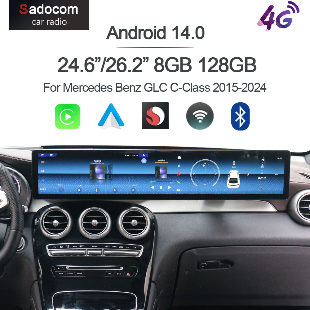 Khadas Vim4 8Gb - Qualcomm CarPlay 24.6'/26.2' Android 13 8GB+128GB