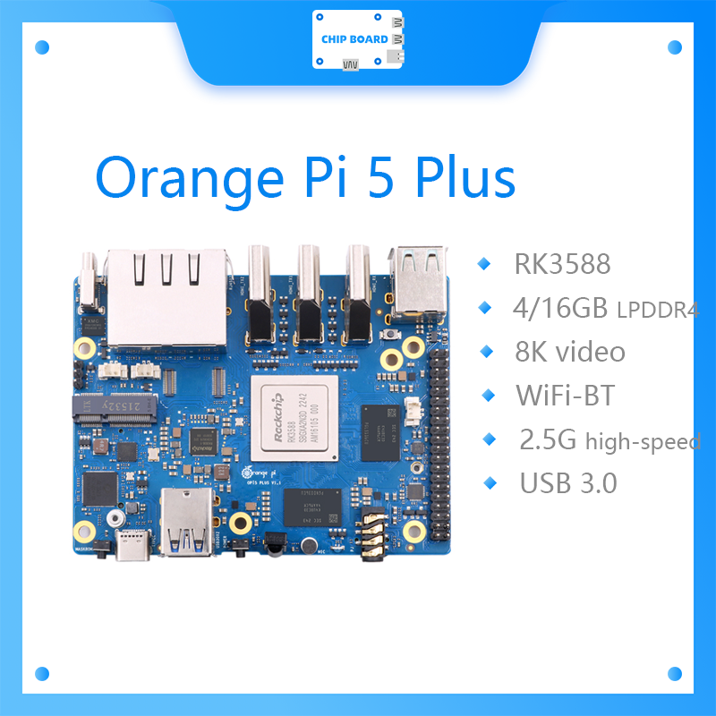 Orange Pi 5 Plus Single Board  - Orange Pi 5 Plus 16Gb review and price